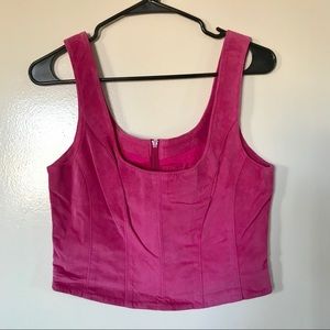 Vintage Danier Leather Top